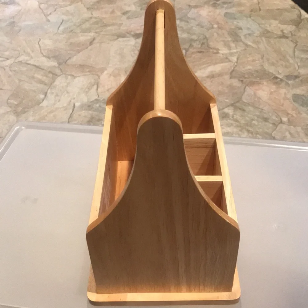 Wooden Utensil Holder